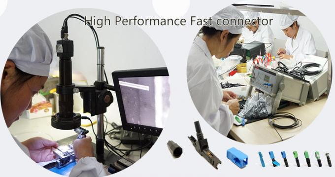 Alto conector rápido de fibra óptica del Sc Upc APC FTTH del rendimiento