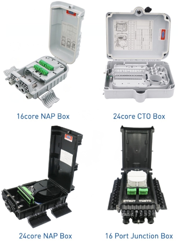 16 puertos CTO Fiber Box con el divisor modular del PLC