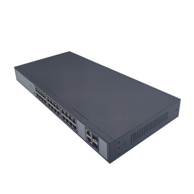 PG-F2R26 24 ports 1000m PoE  switch with 2 1000m 2SFP uplink